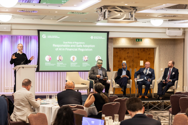 Panel discussion on how firms are adopting artificial intelligence across financial services